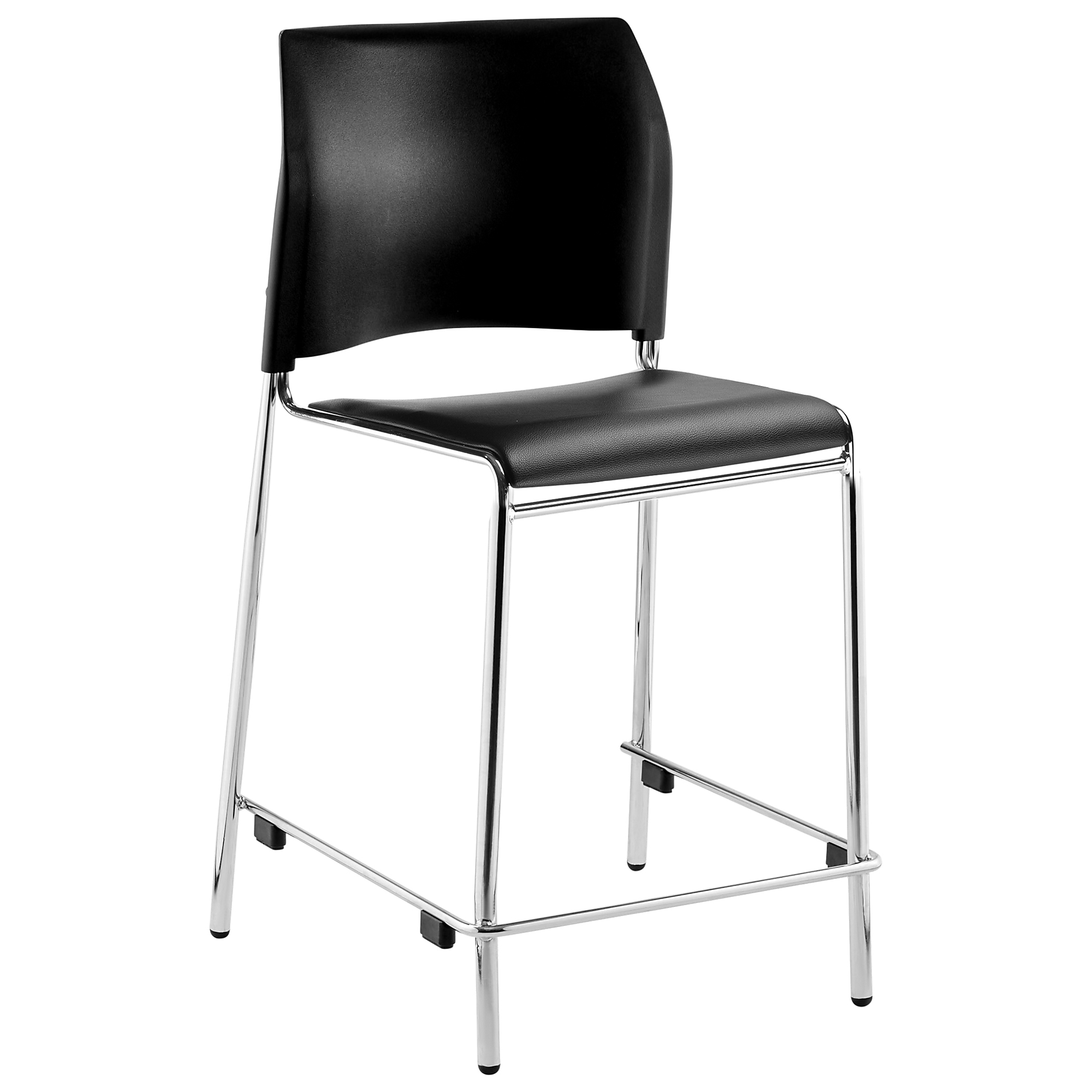 National Public Seating, 8700 Series Stool Counter Height, Primary Color Black, Included (qty.) 1, Seating Type Bar Stool, Model# 8710C-11-10